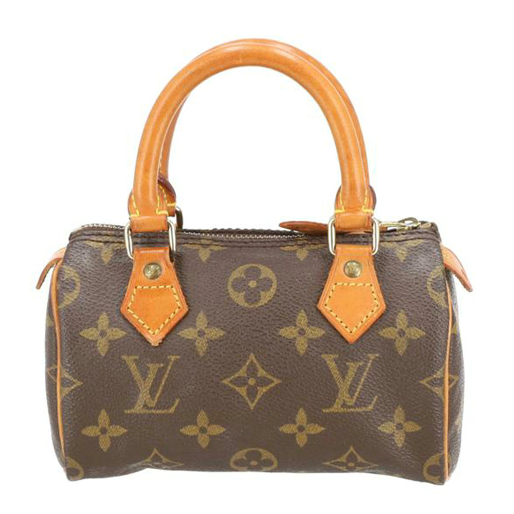 Louis Vuitton Speedy Monogram Canvas Leather Brown